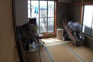 2階の和室は畳の傷みの目立つ部屋でした